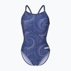 Dámské jednodílné plavky arena Fireflow Lightdrop Back navy/team navy