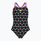 Dětské jednodílné plavky Arena Multiple Dot Swim Pro Back multi black/orchid