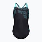 Dětské jednodílné plavky arena Kikko Swim Pro Back black/water