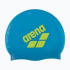 Plavecká čepice arena Big Logo blue cosmo/artic lime
