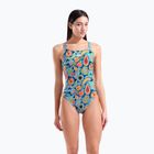Dámské jednodílné plavky arena Fruits Lace Plus Back multi/turquoise / multi
