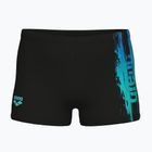 Chlapecké plavecké boxerky arena Loud Swim Short black/black multi