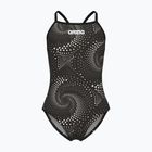 Dětské jednodílné plavky arena Fireflow Lightdrop Back black/team black