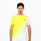 Pánské tenisové tričko Tecnifibre X-Loop Tee white/yellow