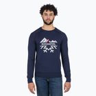 Pánský svetr Rossignol Jacquard Crew Neck dark navy