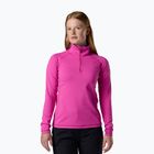 Dámská fleecová mikina Rossignol Mid Layer Stretch Half Zip electric fuchsia