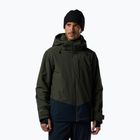 Pánská lyžařská bunda Rossignol 4WS Blackside Insulated olive shadow/black