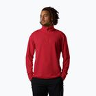 Pánská lyžařská mikina Rossignol Mid Layer Stertch Half Zip sports red