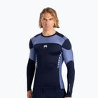 Pánský tréninkový longsleeve  Venum Tempest Rashguard Longsleeve navy blue/blue