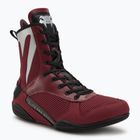 Boxerské boty Venum Elite Boxing wine lees/silver logo