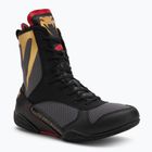 Boxerské boty Venum Elite Boxing stom grey/gold logo