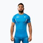 Pánská tréninková trička Venum X WOW FC Rashguards pacifická modrá
