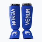 Chrániče holení a nártů Venum Kontact Shin Guards royal blue/silver