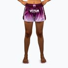 Dámské tréninkové šortky Venum Iris Muay Thai plum/white