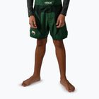 Dětské tréninkové šortky Venum Attack Kids Fightshorts forest green/off white