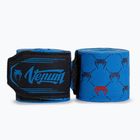 Boxerské bandáže Venum Monogram Hand Wraps Advanced 250 cm blue