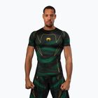 Pánský rashguard Venum Matupa Short Sleeve black/green/gold