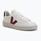 Pánské boty VEJA V-12 kožené white/marsala/navy