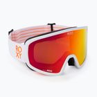 Dámské snowboardové brýle ROXY Feenity Color Luxe 2021 bright white/sonar ml revo red