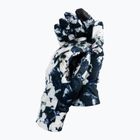 Dámské snowboardové rukavice ROXY Hydrosmart Liner 2021 true black black flowers
