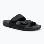 Pánské nazouváky Quiksilver Rivi Leather Double Adjust black 1