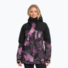 Dámská snowboardová bunda ROXY Gore-Tex Glade Printed true black pansy pansy