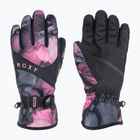 Dámské snowboardové rukavice ROXY Jetty true black pansy pansy