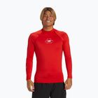 Pánské plavky Quiksilver Saturn UPF50 s dlouhým rukávem a vysokým rizikem červené barvy