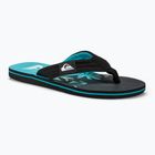 Pánské žabky  Quiksilver Molokai Layback II blue / black / blue