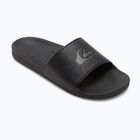 Quiksilver pánské žabky Rivi Nubuck Slide black 1