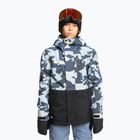 Dětská snowboardová bunda Quiksilver Mission Printed Block puzzle camo ice flow