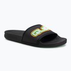 Pánské nazouváky Quiksilver Rivi Wordmark Slide II black rasta