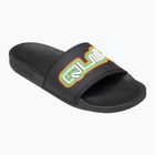 Quiksilver pánské žabky Rivi Wordmark Slide II black rasta