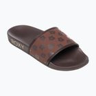 Dámské nazouváky ROXY Slippy IV brown combo