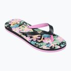 ROXY Tahiti VII dětské žabky černá/růžová šablona