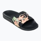 Dámské žabky ROXY Slippy II black/green print