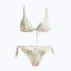 Dámské dvoudílné plavky ROXY Hibiscus Daze Elongated Tri basil party waves yw