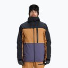 Pánská snowboardová bunda Quiksilver Sycamore Block 20K dark ivy