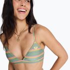 Horní díl plavek ROXY Ocean Dreamer Fixed Tri oil green say it with stripes