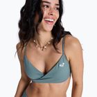 Horní díl plavek ROXY Solid Essentials Wrap Bralette agave green