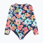 Dětské jednodílné plavky ROXY Morning Flower Onesie mood indigo morning flowers