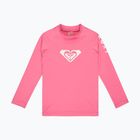 Dětské plavecké tričko Longsleeve ROXY Whole Hearted sangria sunset
