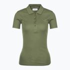 Dámské polo tričko Lacoste DF5377 khaki