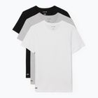 Pánské tričko Lacoste TH9007 3-pak white/silver chine/black