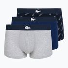 Pánské boxerky Lacoste 5H1288 3-pack navy blue/white/silver ch