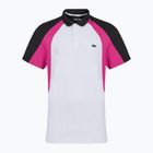 Pánské tenisové polo tričko Lacoste Polo DH8963 white/malva black