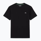Pánské tenisové tričko Lacoste TH0003 black/lambʼs lettuce