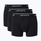 Pánské boxerky Lacoste 5H3202 Microfibra Negro 3 pack black