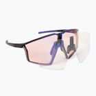 Julbo Edge Reactiv 1-3 High Contrast matné průsvitné černo-fialové cyklistické brýle