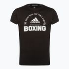 Pánské boxerské tričko adidas černá/bílá